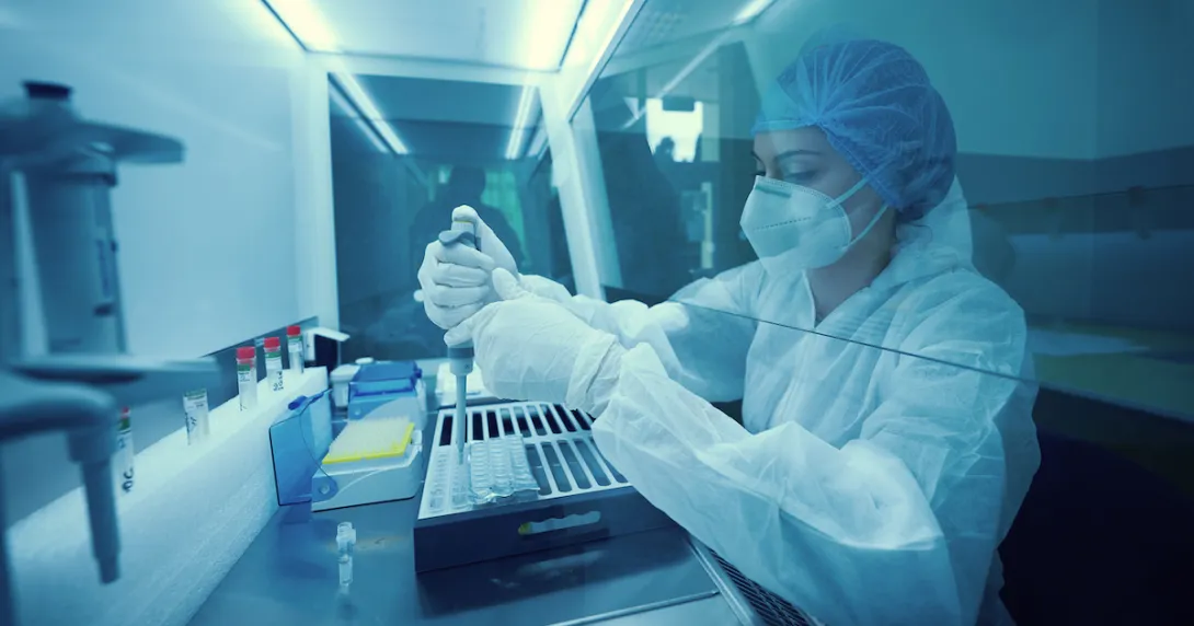 
  Researcher in a laboratory
