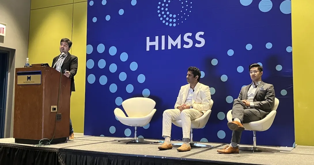 
  Decimal.health's Dr. Kamal Jethwani, Moffitt Cancer Center's Santosh Mohan and the University of Miami's Dr. William Jin.
